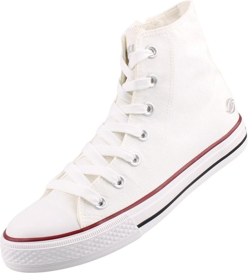 Dockers by Gerli Hoge veterschoenen met praktische ritssluiting aan de binnenkant