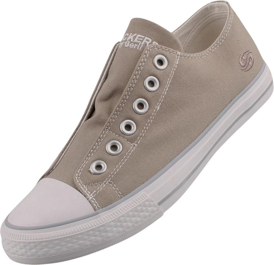 Dockers by Gerli Slip-on sneakers Sneaker slip-on schoen vrijetijdsschoen met verborgen elastiek