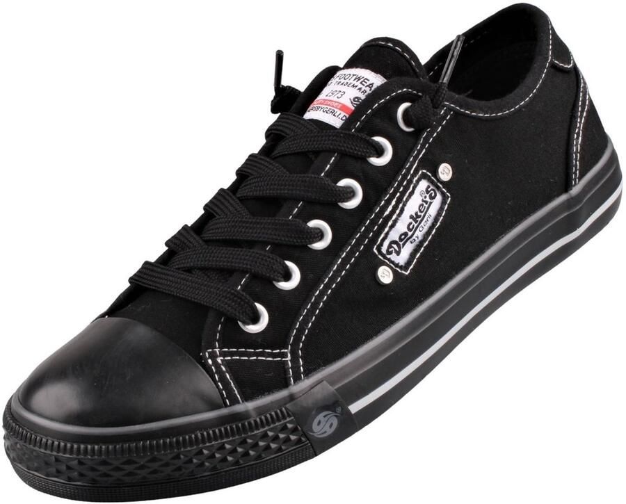 Dockers by Gerli Slip-on sneakers Sneaker instapschoen vrijetijdsschoen met elastische versierband - Foto 2