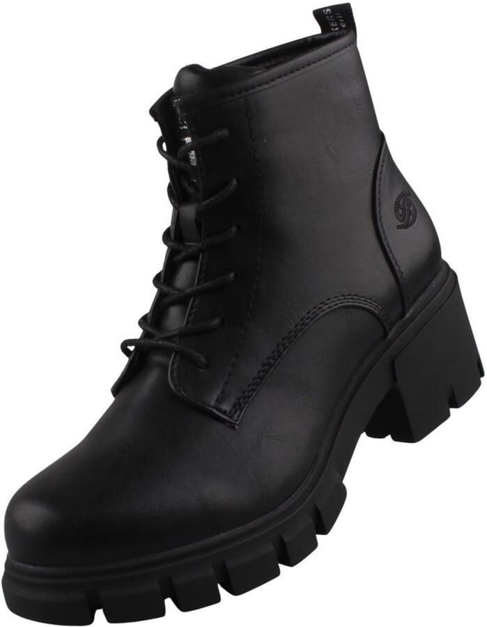 Dockers by Gerli dames enkellaars zwart