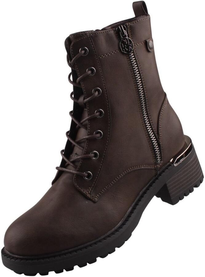 Dockers by Gerli dames enkellaarsjes bruin 59DP202