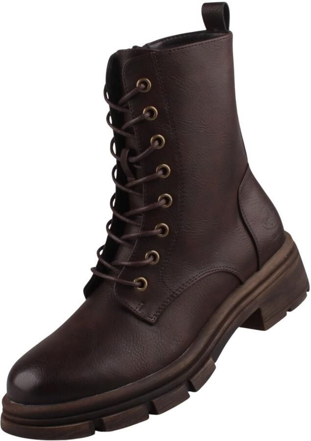 Dockers by Gerli dames enkellaarsjes bruin 59JS204