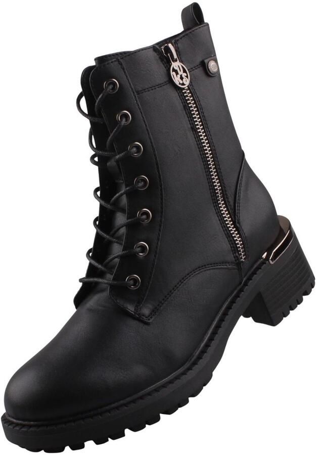 Dockers by Gerli dames enkellaarsjes zwart 59DP202