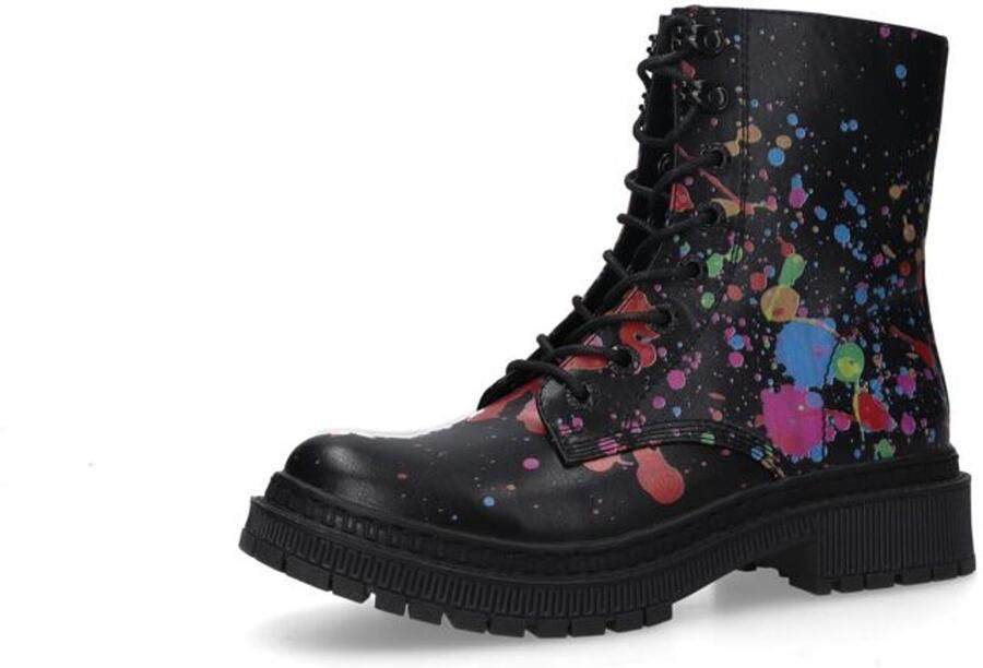 Dockers by Gerli Dames Laarzen Boots 57BI201-800-170 zwart rood gevoerd - Foto 2