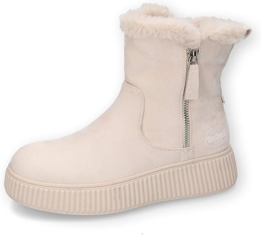 Dockers by Gerli Dames Laarzen 55KJ303-770260 Boots Schoenen Beige