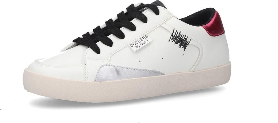 Dockers by Gerli Dames Sneaker Low 58AG201-618507 White Red