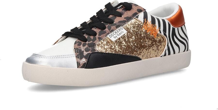 Dockers by Gerli Dames Sneaker Low 58AG201-618929 Gold Multi
