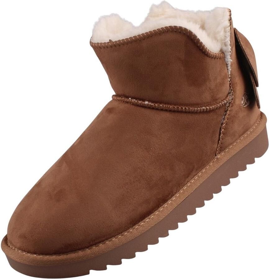 Dockers by Gerli damesenkellaarsjes gevoerd lichtbruin 49IL303