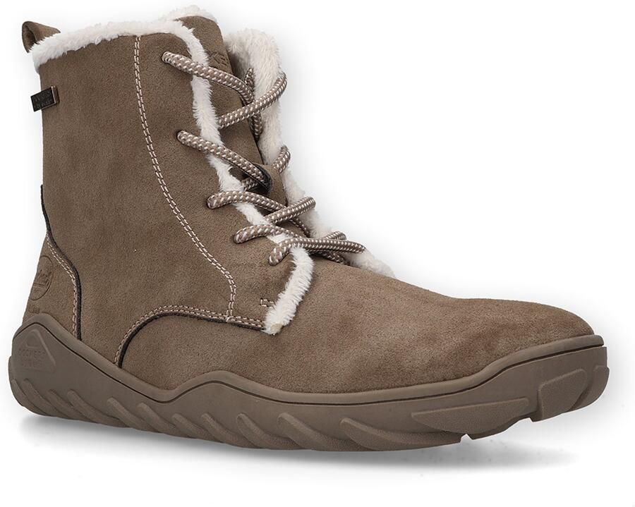 Dockers by Gerli dameslaarzen met veters en warme voering 55IA305-810430 Taupe