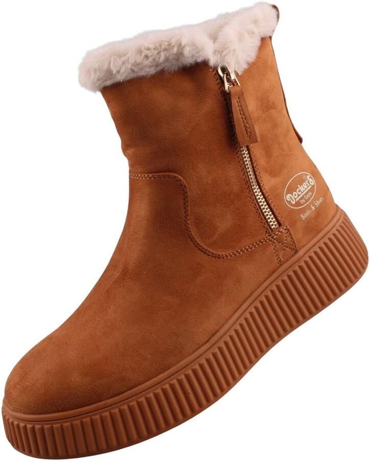 Dockers by Gerli Dockers dames enkellaarsjes bruin 55KJ303