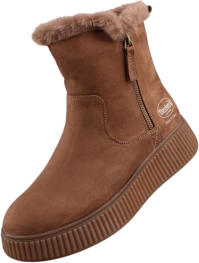 Dockers by Gerli Dockers dames enkellaarsjes lichtbruin 55KJ303