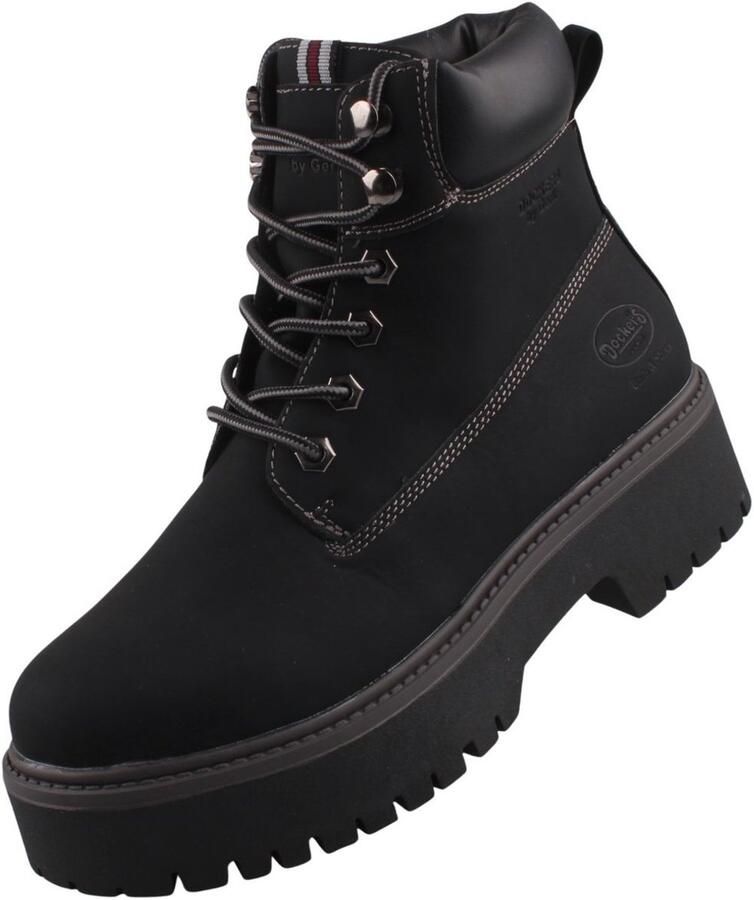 Dockers by Gerli Dockers dames enkellaarsjes zwart 59MI201