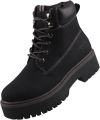 Dockers by Gerli Dockers dames enkellaarsjes zwart 59MI201 - Zwart