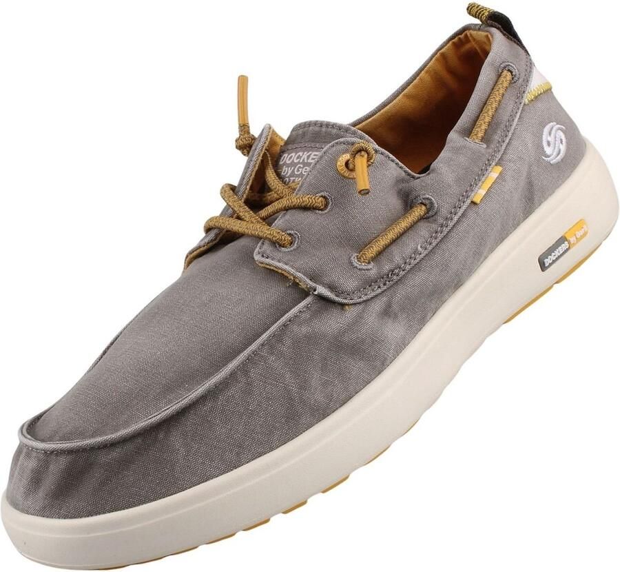 Dockers by Gerli Dockers heren mocassin canvas grijs