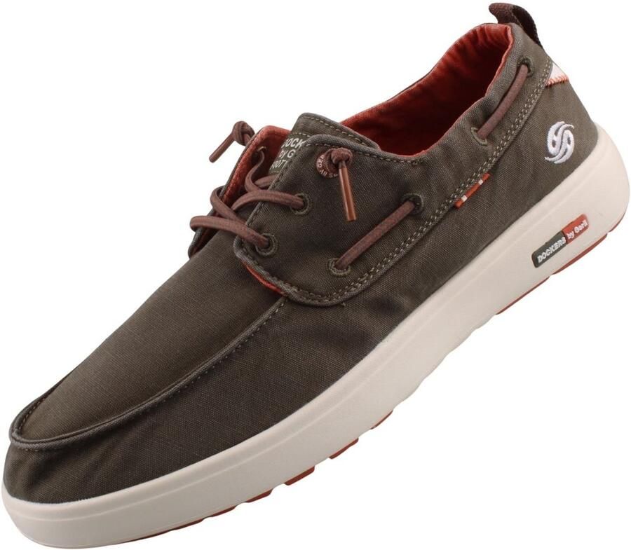 Dockers by Gerli Dockers heren mocassin canvas groen