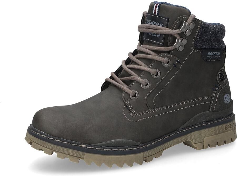 Dockers by Gerli Veterschoenen Winterboots werkschoenen met profielzool