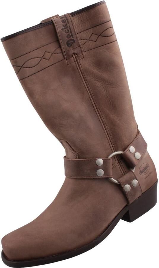 Dockers by Gerli Biker Boots 030140-006004 Bruin Unisex