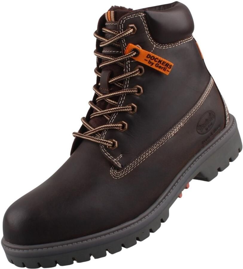 Dockers by Gerli 6-inch Boots Heren Winter Laarzen Boots Leer Bruin 53AX101 - Foto 2