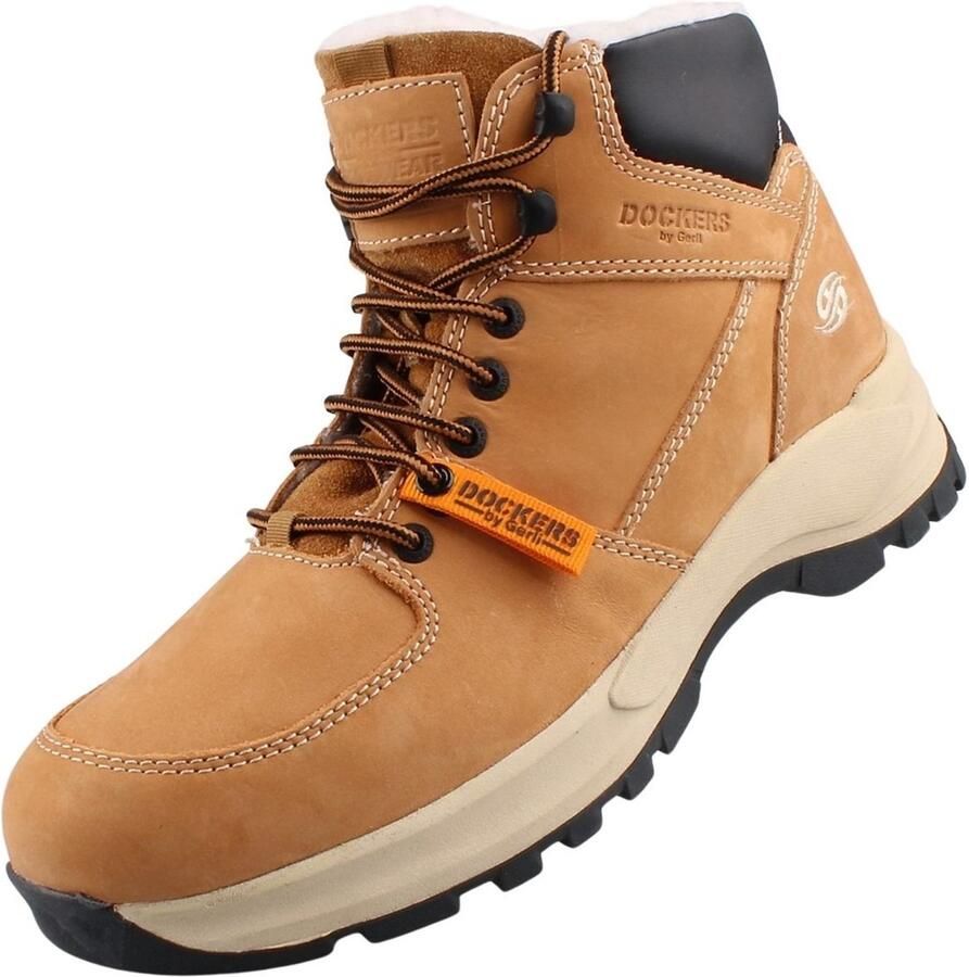 Dockers by Gerli Winterlaarzen High top sneakers veterschoenen met zacht gepolsterde schacht