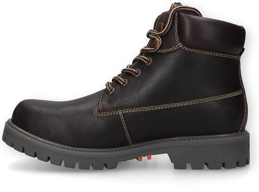 Dockers by Gerli Winterlaarzen Werkschoenen veterschoenen met blokhak