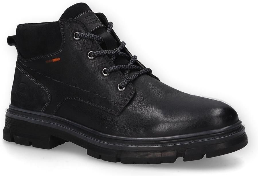 Dockers by Gerli heren leren enkellaarsjes 59MH001-460100 zwart