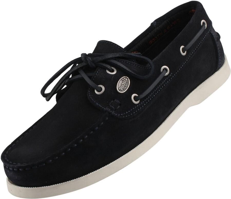 Dockers by Gerli heren leren mocassin donkerblauw