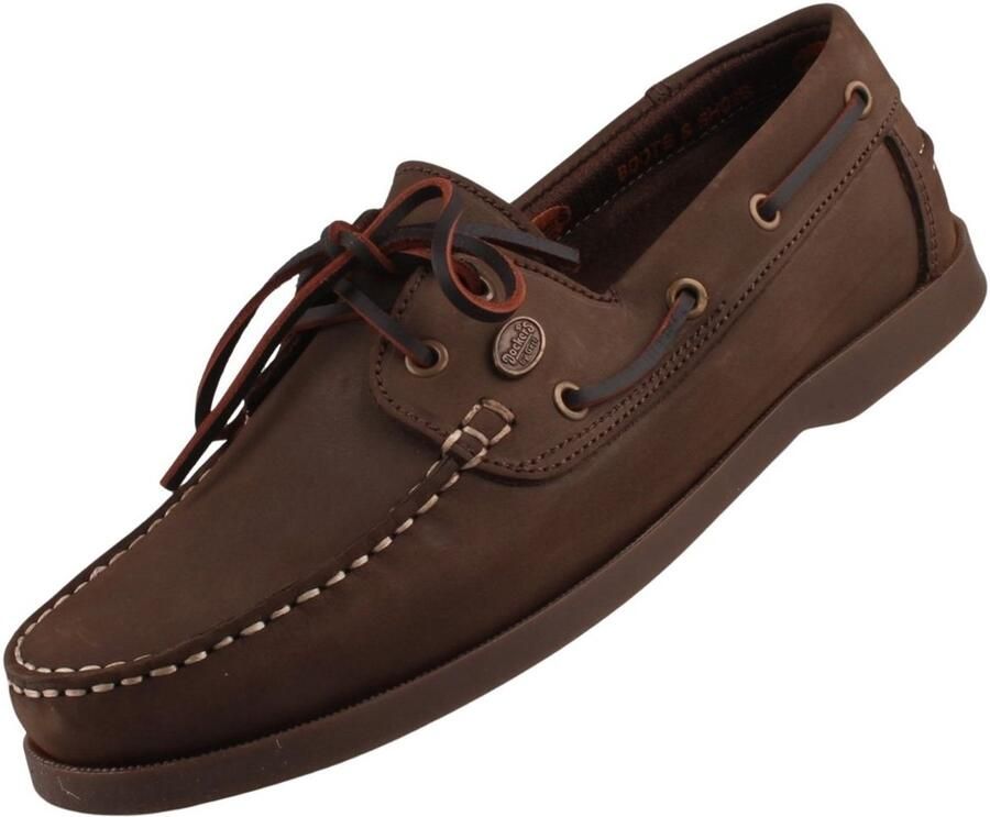 Dockers by Gerli heren leren mocassin donkerbruin