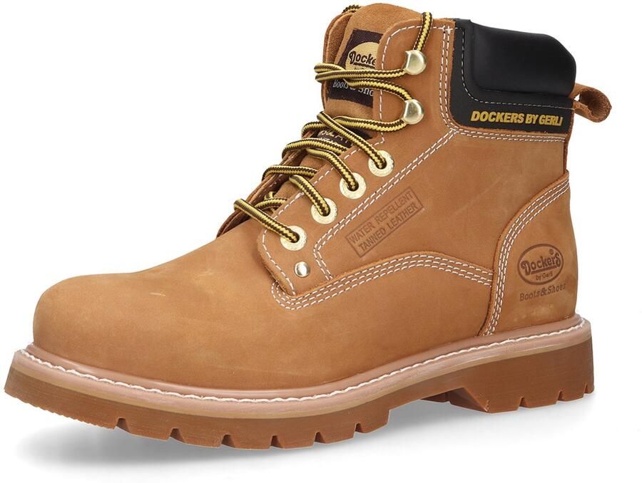 Dockers by Gerli 6 inch Boots Heren Winter Laarzen Gevoerd Leer Zwart 23DA104 - Foto 3