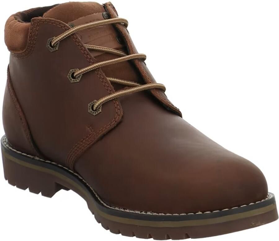 Dockers by Gerli heren leren veterschoenen 53WI013-401410 bruin