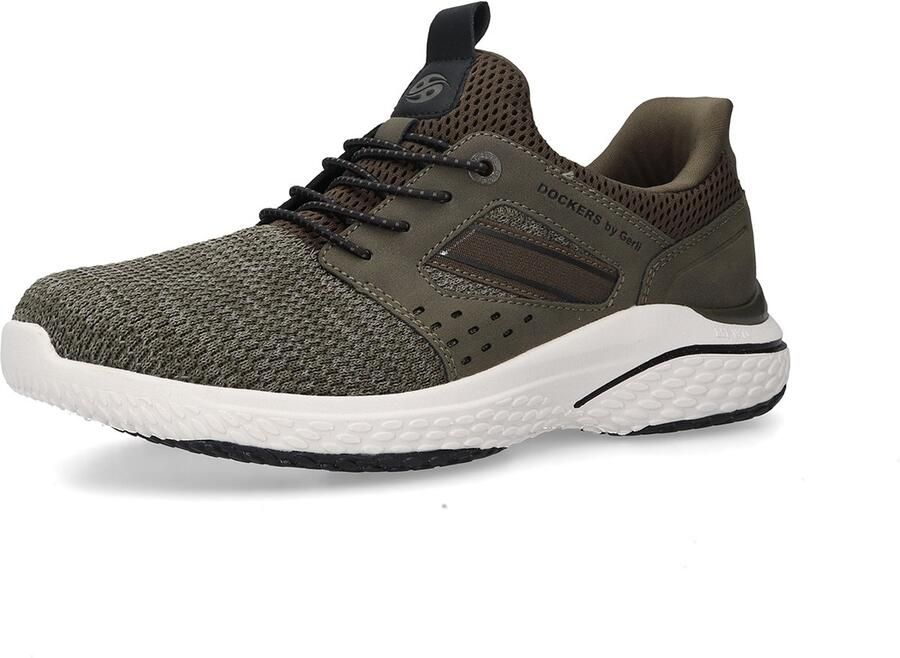 Dockers by Gerli Heren Sabot Sneakers Schoenen 50ME017-706850 Khaki