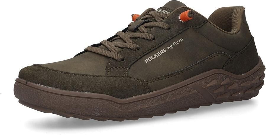 Dockers by Gerli Heren Sneaker Low Back Slip 57YN006-630840 Olijf