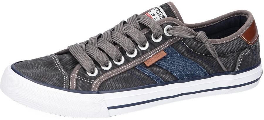 Dockers by Gerli Sneaker Low Sneakers grijs-blauw Katoen Heren Basics Rock wear Street wear