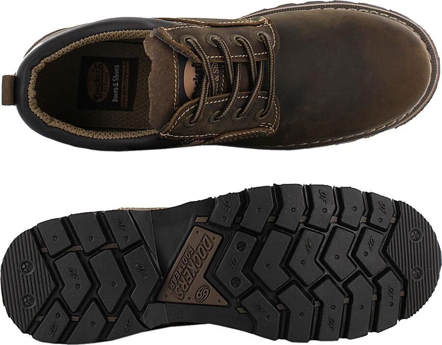 Dockers by Gerli Veterschoenen met logo-opdruk vrijetijdsschoen halfschoen veterschoen - Foto 4