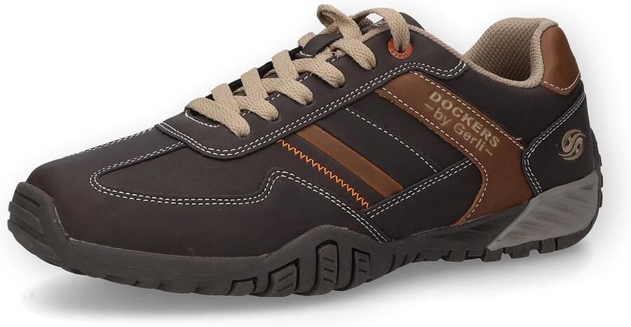Dockers by Gerli Heren Sneakers Soft Insock Gelzool Chocolate - Foto 1
