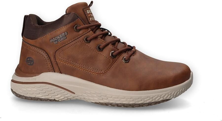 Dockers by Gerli Heren Sneakers Veterschoenen Bruin