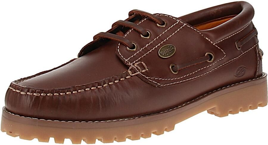 Dockers by Gerli Heren Veterschoen Sneaker Business elegant 54CT001 bruin