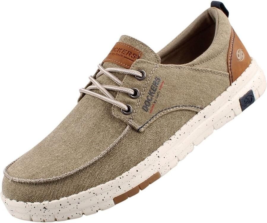 Dockers by Gerli heren veterschoenen groen