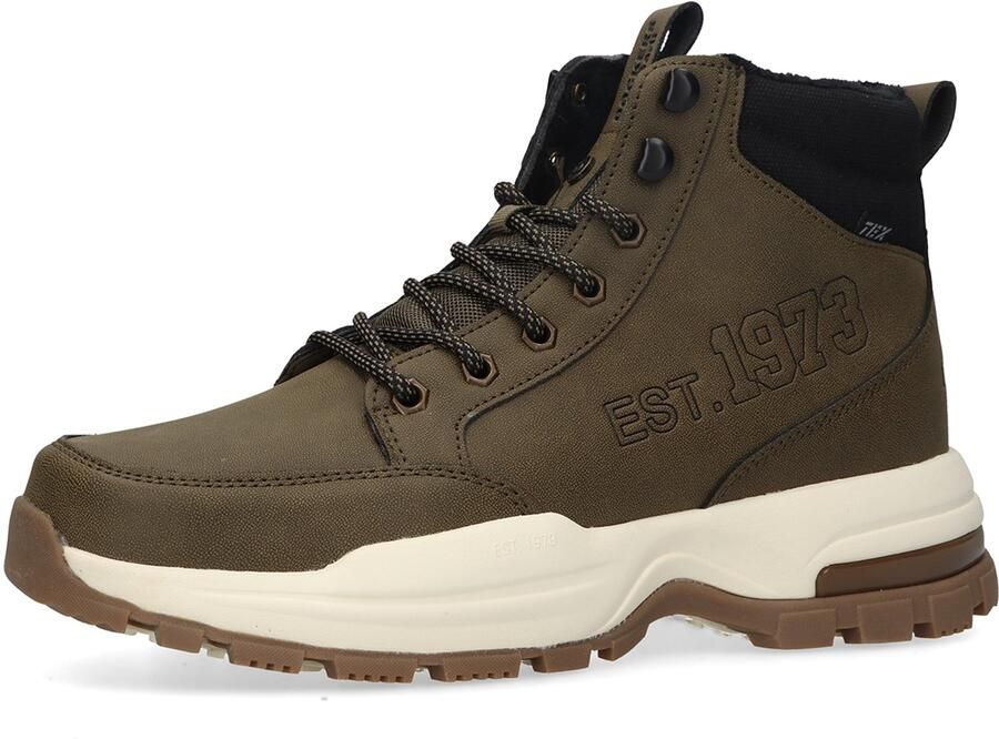 Dockers by Gerli heren veterschoenen met warme voering 51FY106-630850 Khaki