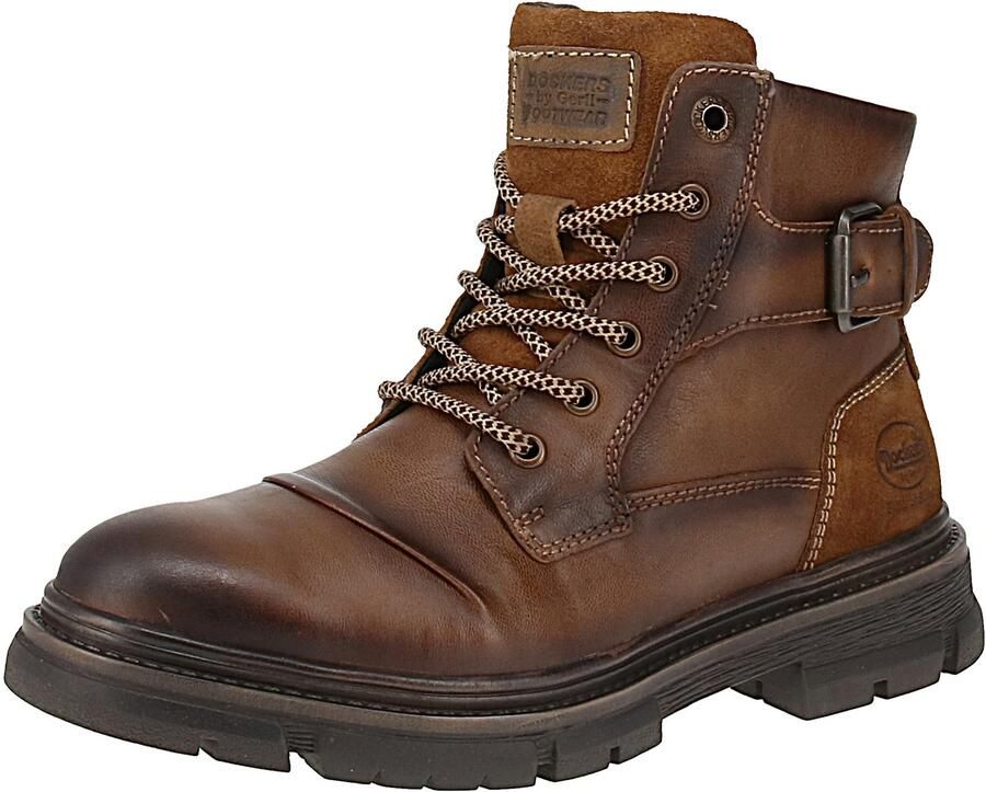 Dockers by Gerli heren veterschoenen met warme voering 559MH002-460440 Tan