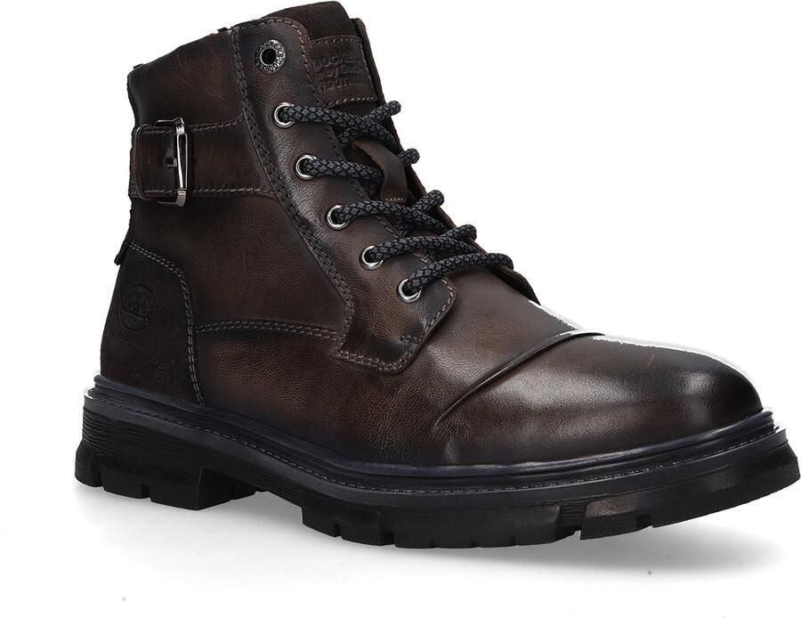 Dockers by Gerli heren veterschoenen met warme voering 59MH002-460220 Dk Grey