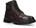 Dockers by Gerli heren veterschoenen met warme voering 59MH002-460220 Dk Grey - Grijs