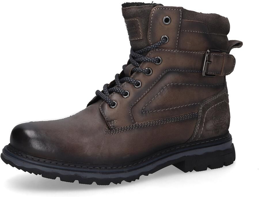 Dockers by Gerli herenlaarzen 51GL102-140220 leren laarzen met warme voering