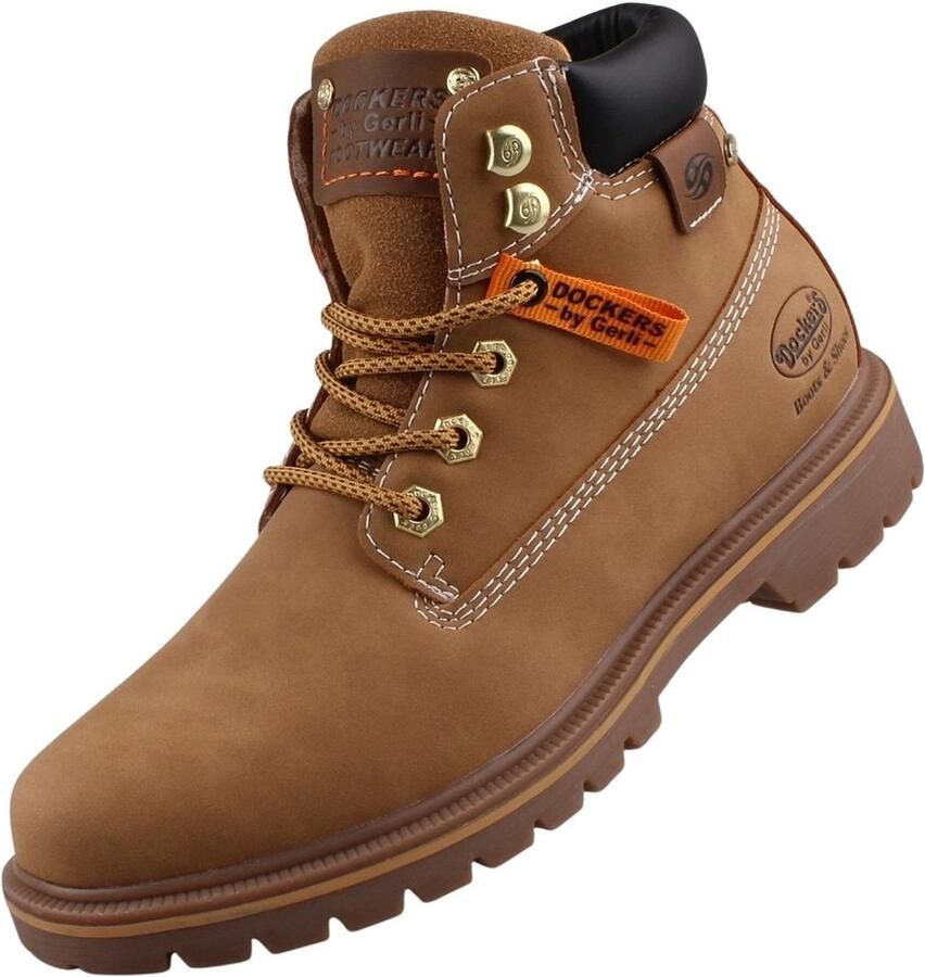 Dockers by Gerli dames Tex laarzen geel