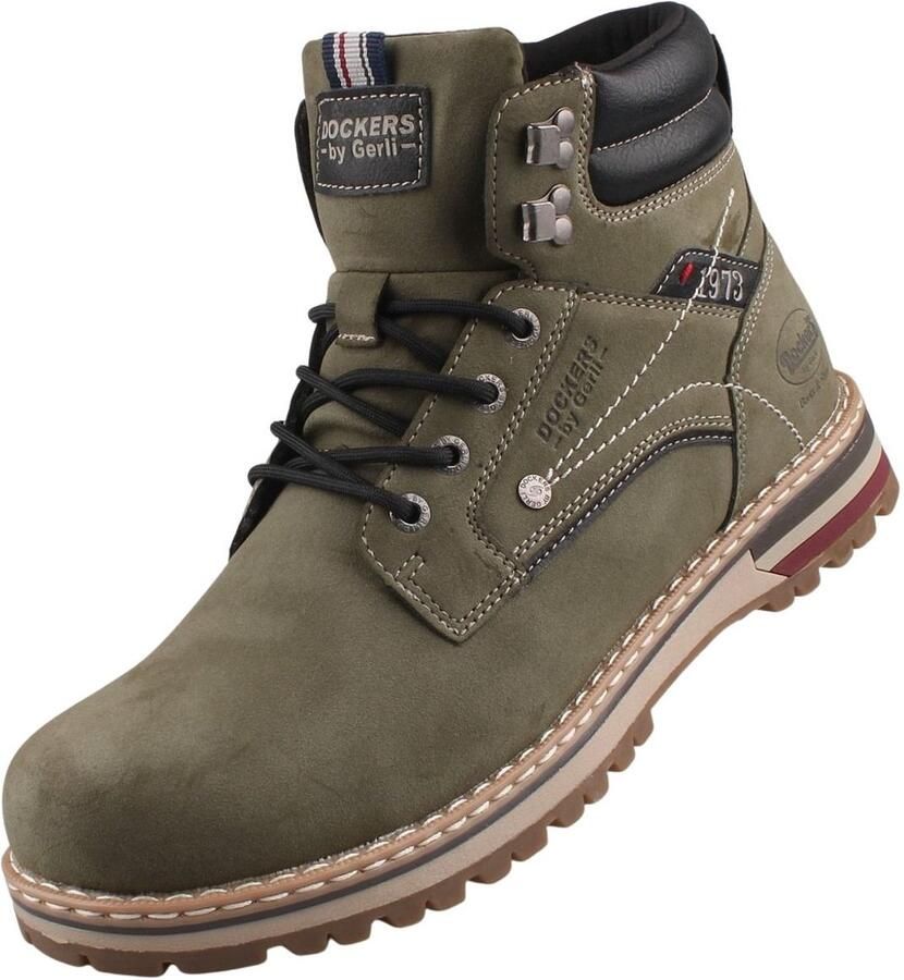 Dockers by Gerli herenlaarzen groen