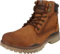 Dockers by Gerli herenlaarzen laarzen 47LY101 620470 schoenen enkellaarsjes bruin - Bruin