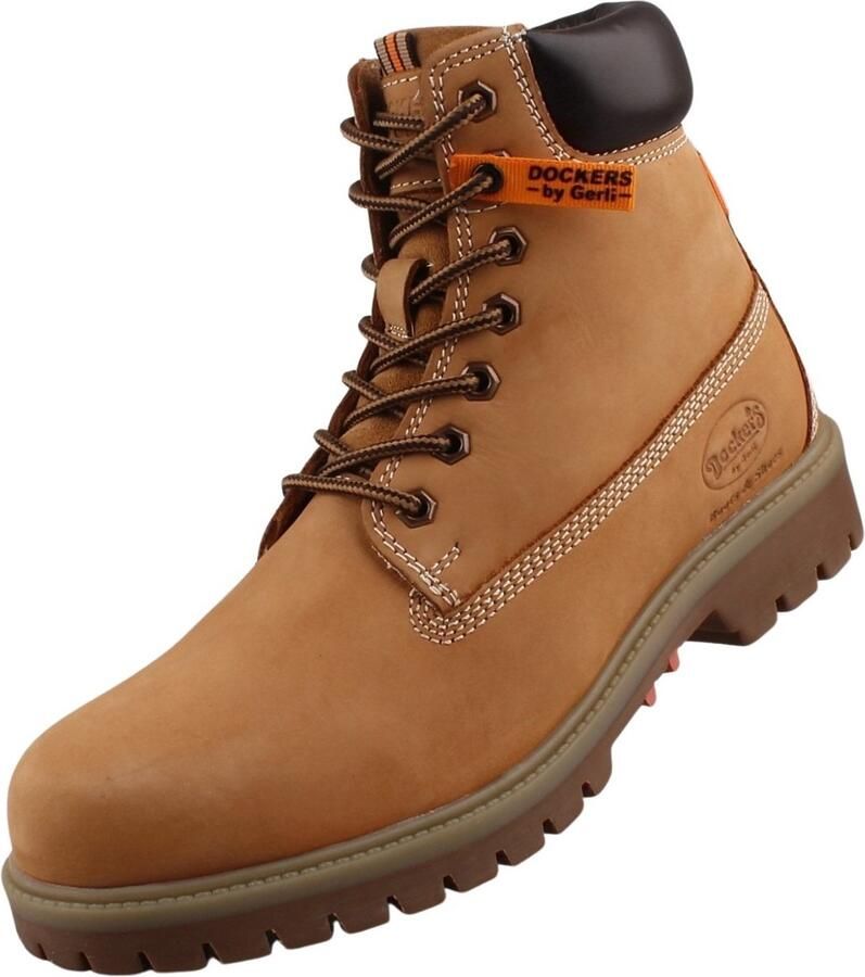 Dockers by Gerli herenlaarzen van gevoerd leer Geel (Golden Tan)