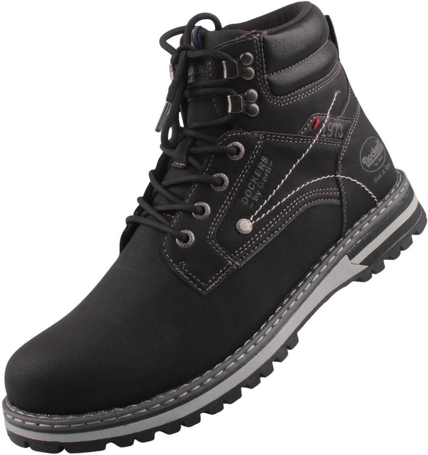 Dockers by Gerli herenlaarzen zwart