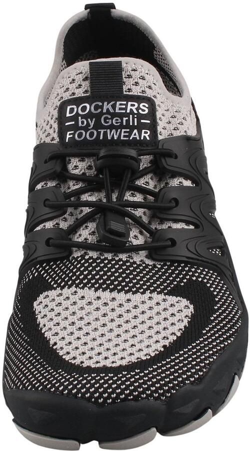 Dockers by Gerli herenschoen blote voeten grijs zwart