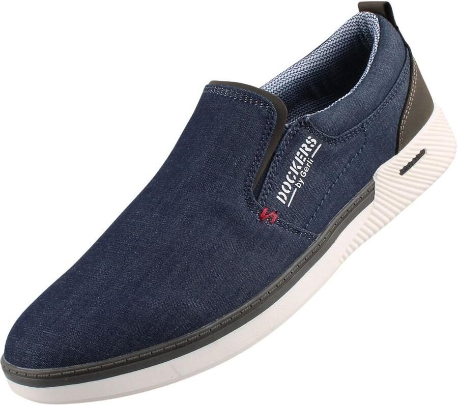 Dockers by Gerli herenschoenen slip-on blauw