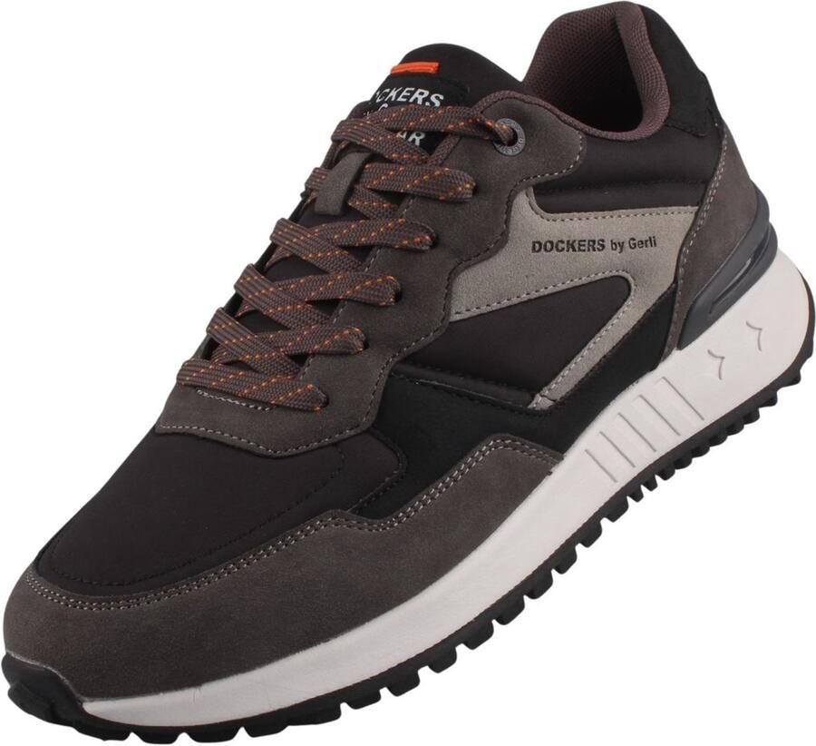 Dockers by Gerli herensneaker zwart grijs 58TX001 - Foto 1
